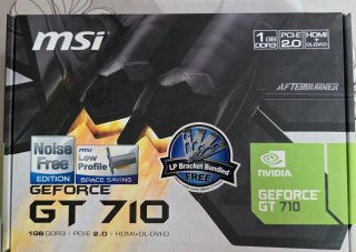 Tarjeta Gráfica MSI GeForce GT710 1GB DDR3