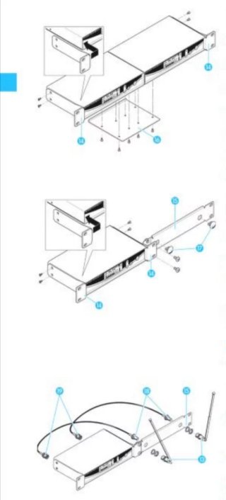 Sennheiser GA2 kit montaje en rack EW G2