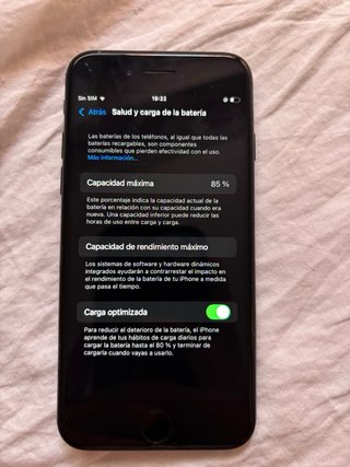 iPhone SE 3ª Gen 64GB Azul - 85% Batería