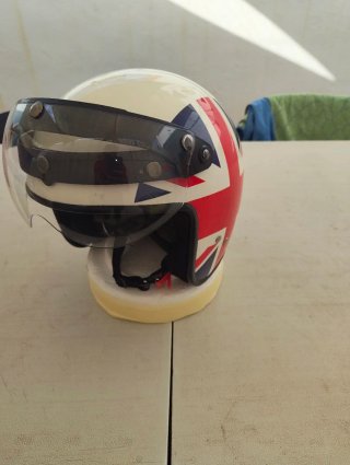 Casco Vespa Union Jack Talla M58