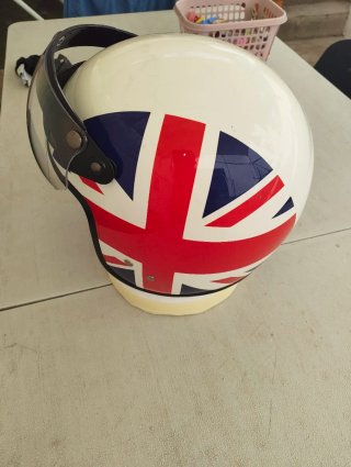 Casco Vespa Union Jack Talla M58