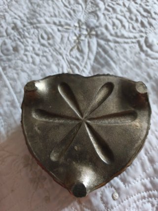 Joyero Corazón Vintage Metal Plateado