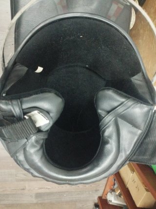Casco de moto con visera