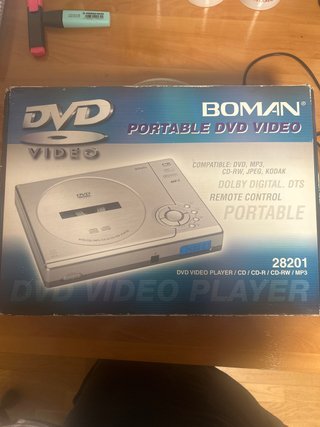 DVD Portátil Boman compatible DVD, MP3, CD-RW