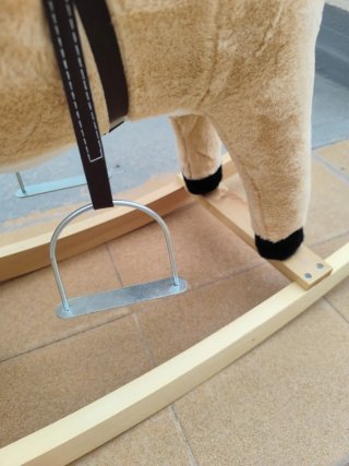 Caballo balancín peluche con sonido