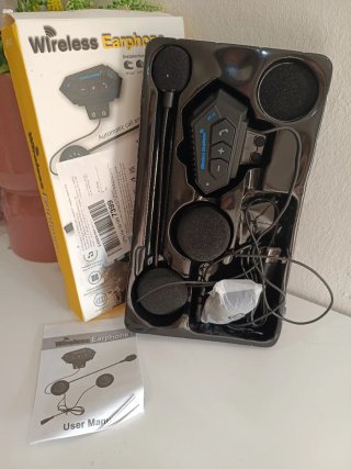 Intercomunicador Moto BT-12 Negro