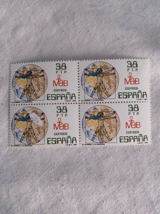 Sellos España: 9 series, 18 Edifil, 72 sellos
