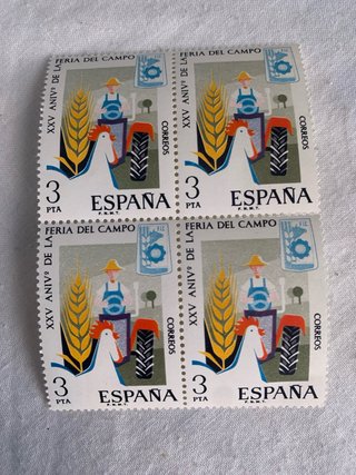 Sellos España: 9 series, 18 Edifil, 72 sellos