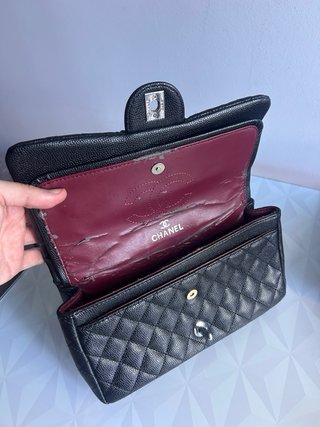 Borsa Chanel Nera Argento