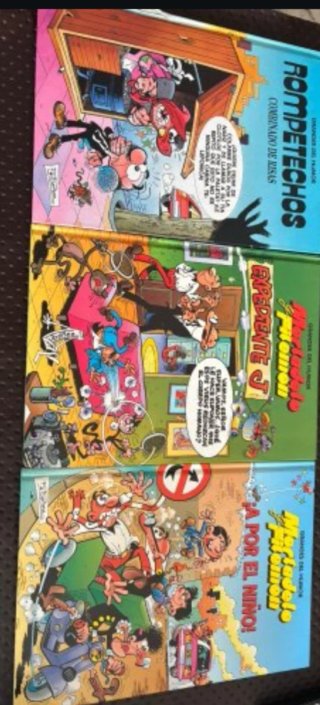 Cómic de mortadelo y filemon y varios tapa dura .