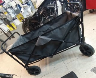 Carrito Plegable Tela y Metal