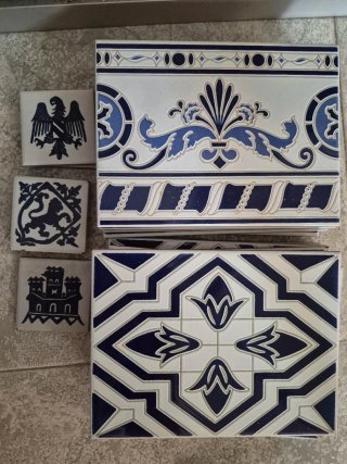 Lote azulejos decorativos