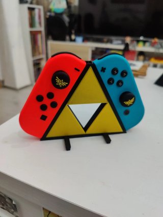 Soporte Joy-Con Nintendo Switch Trifuerza