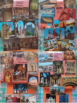 Colección 631 postales antiguas España + Francia