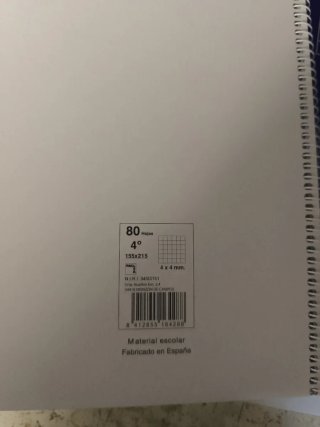 5 Cuadernos Espiral A5 Tapa Blanda