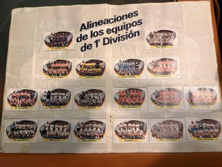 Álbum Liga 83-84 1ª División Cromos