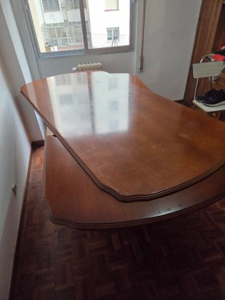 Mesa de comedor extensible madera