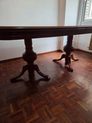 Mesa de comedor extensible madera