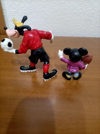 Lote figuras PVC Goofy y Mickey