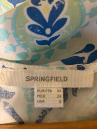 Vestido largo estampado floral