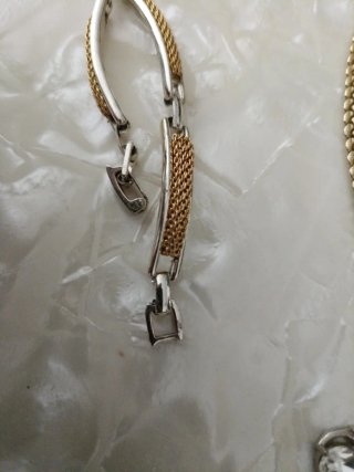 Pulsera Oro y Plata