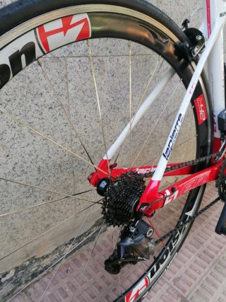 Bicicleta Carretera Lapierre Blanca y Negra