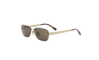 Gafas de sol Bulgari doradas y marrones