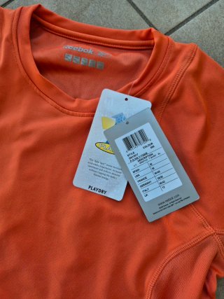 T-shirt Reebok arancione taglia M