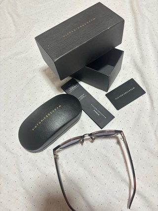 Gafas Victoria Beckham Negras y Naranjas