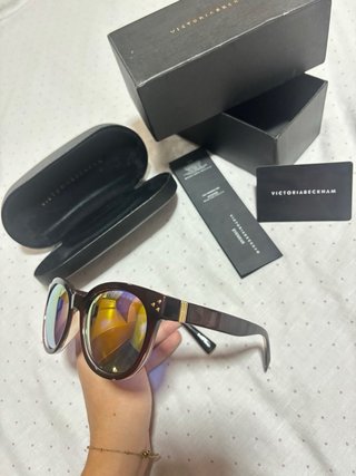 Gafas Victoria Beckham Negras y Naranjas