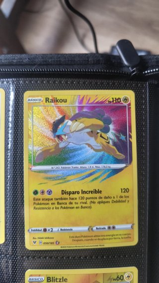 Raikou 050/185 Pokémon Carta