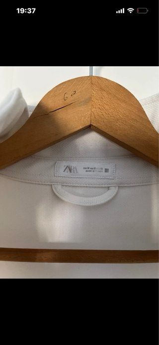 Sobrecamisa blanca Zara