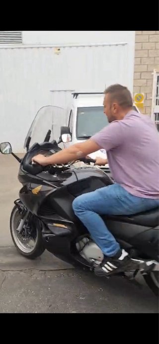 Honda Deauville 700 quilla francesa Negra abs