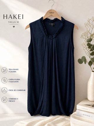 Vestido Hakei azul talla M