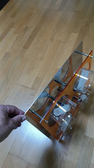 Lámpara Naranja Transparente