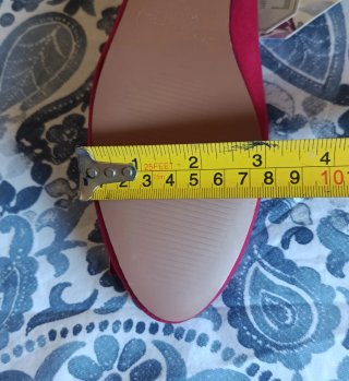 Bailarinas Sfera rojas hebilla dorada Talla 37