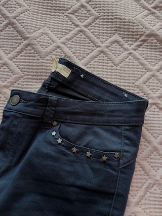 Calças Skinny Springfield Azuis