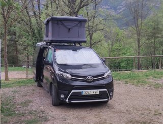 Toyota Proace Verso + Kit camper + tienda techo