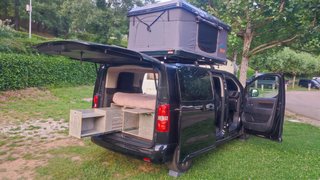 Toyota Proace Verso + Kit camper + tienda techo