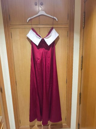 Vestido Pedro del Hierro Rojo y Blanco
