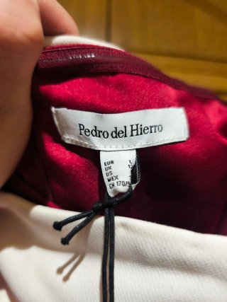 Vestido Pedro del Hierro Rojo y Blanco