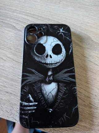 iPhone 12 mini Blu + custodia Jack Skellington