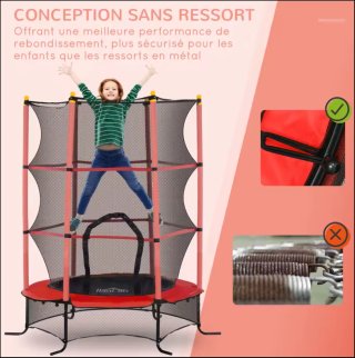 Trampolín Infantil 1.90m Alto x 1.63m Ancho NUEVO!