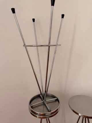 Chrome Nuta Stool