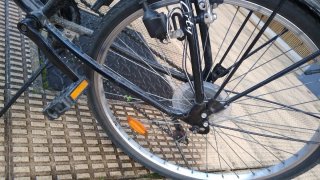 Bicicleta paseo mujer negra
