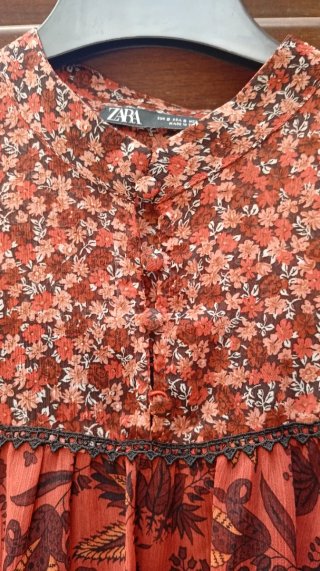 Vestido Zara Boho Talla Única