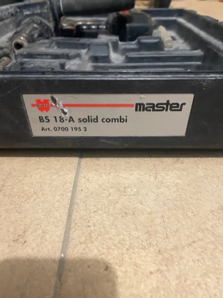 Taladro percutor Master BS 18-A 18V
