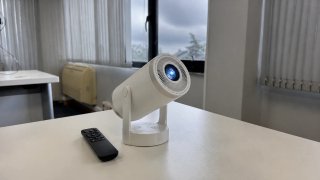 Mini Proyector 4K WiFi 6 Bluetooth Blanco - Nuevo