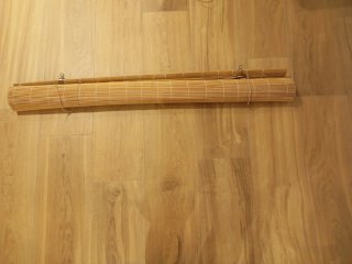 Persiana de bambú enrollable
