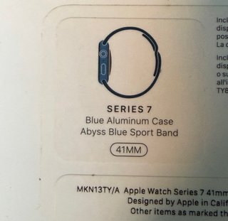 Apple Watch Series 7 41mm Abyss Blue